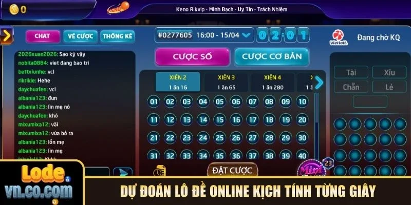 Dự đoán lô đề online kịch tính từng giây