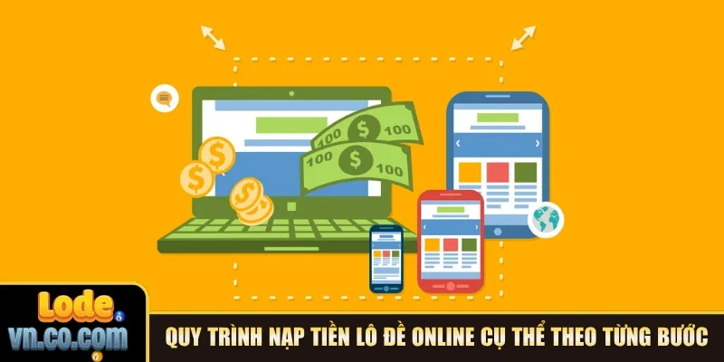 Quy trình nạp tiền Lô đề online cụ thể theo từng bước