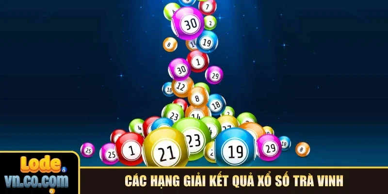 Các hạng giải kết quả xổ số Trà Vinh